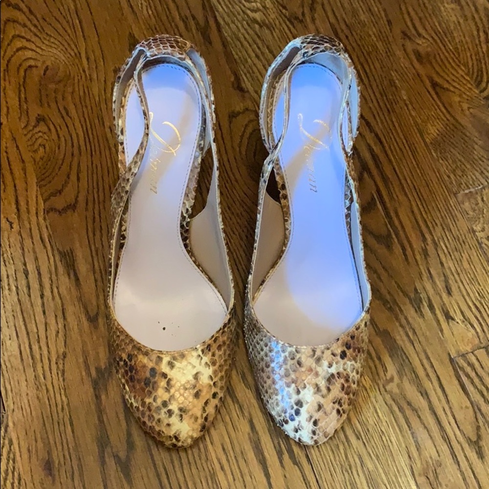 Genuine snakeskin